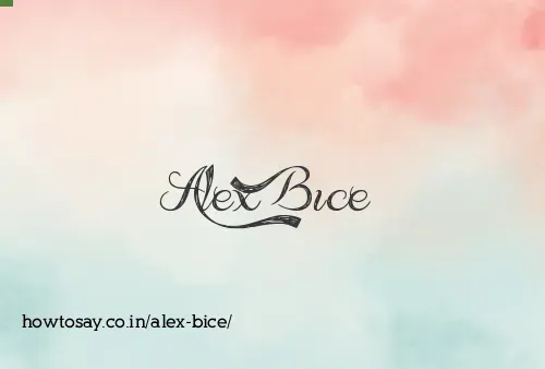 Alex Bice