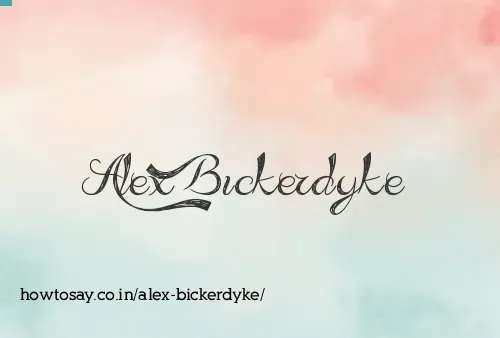 Alex Bickerdyke