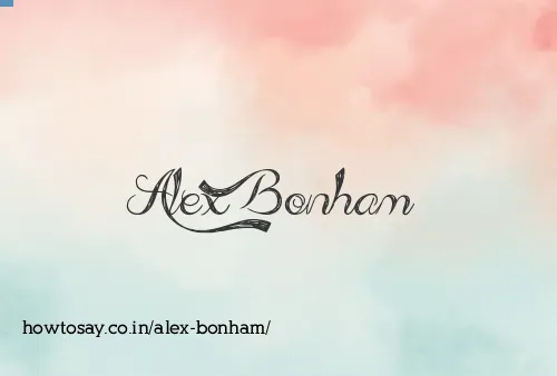 Alex Bonham