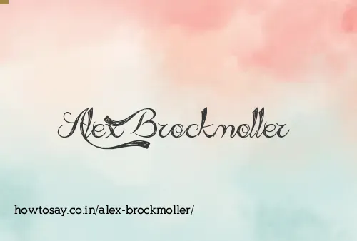 Alex Brockmoller