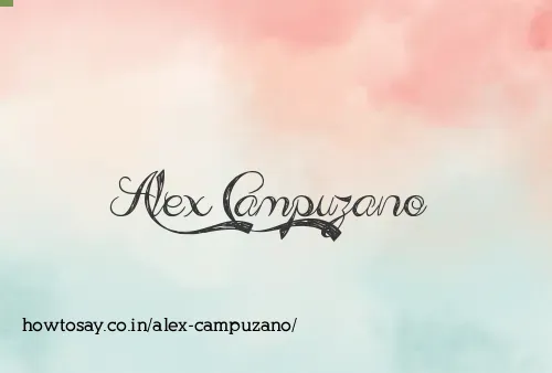 Alex Campuzano