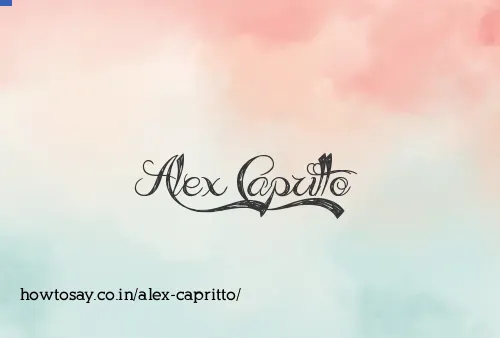 Alex Capritto
