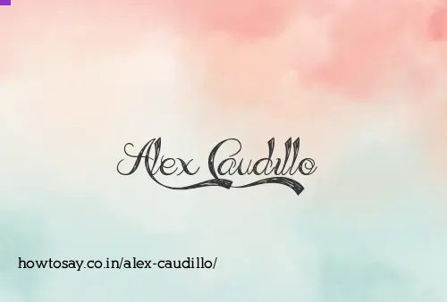 Alex Caudillo