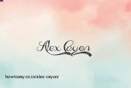 Alex Cayon