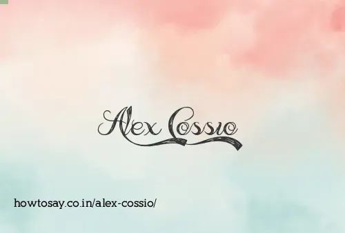 Alex Cossio