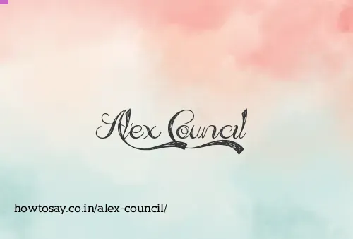 Alex Council