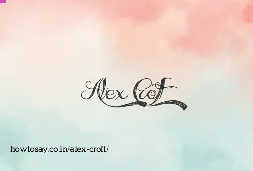 Alex Croft