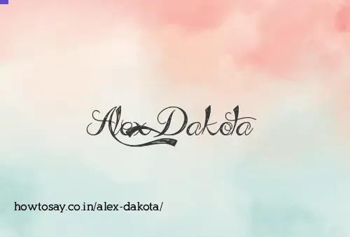 Alex Dakota