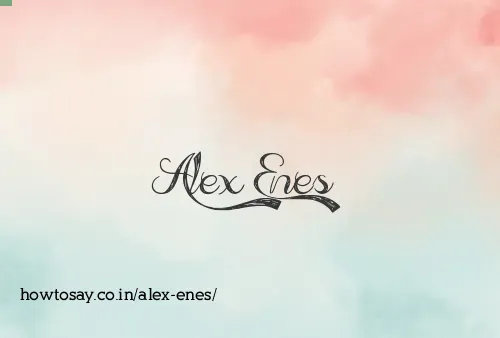 Alex Enes