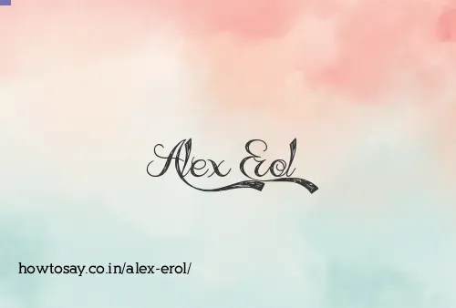 Alex Erol