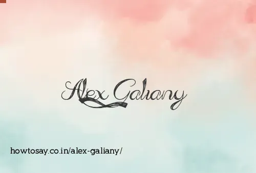 Alex Galiany