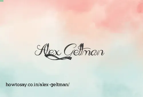 Alex Geltman