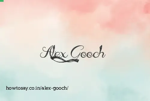 Alex Gooch