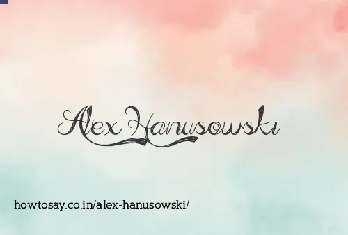 Alex Hanusowski