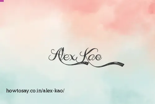 Alex Kao