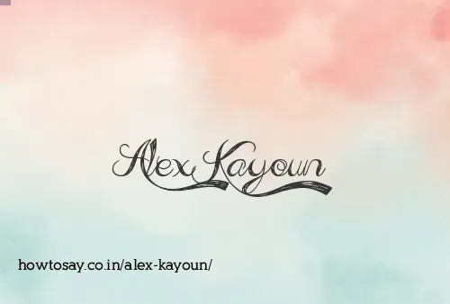 Alex Kayoun