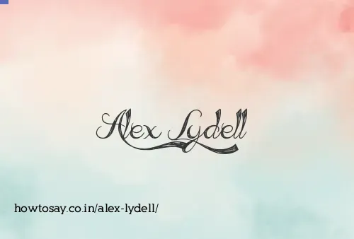 Alex Lydell