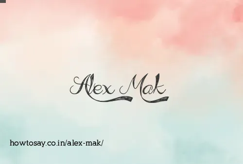 Alex Mak