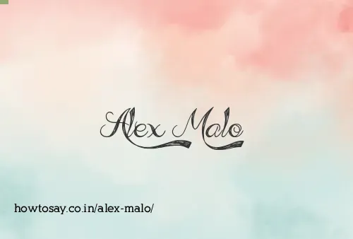 Alex Malo