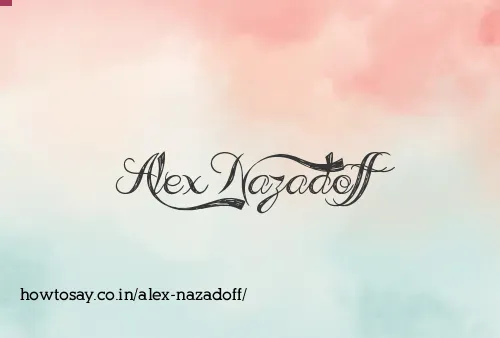 Alex Nazadoff