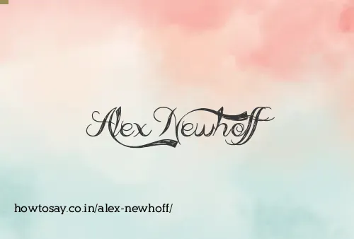 Alex Newhoff