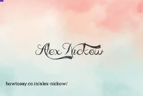 Alex Nickow