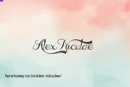 Alex Niculae