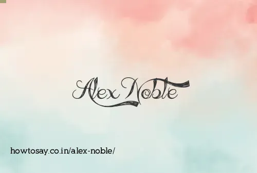 Alex Noble