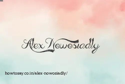 Alex Nowosiadly