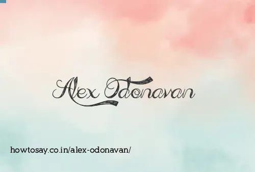 Alex Odonavan