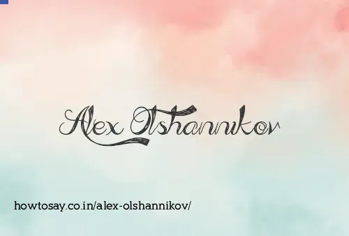 Alex Olshannikov