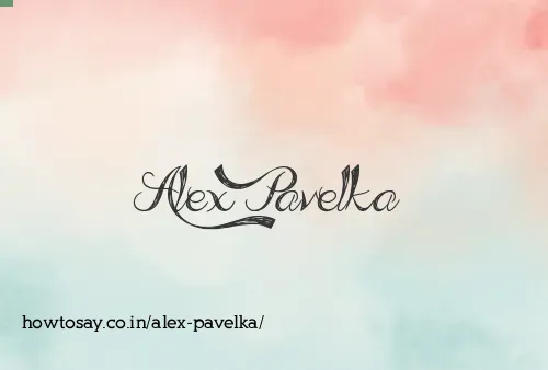 Alex Pavelka