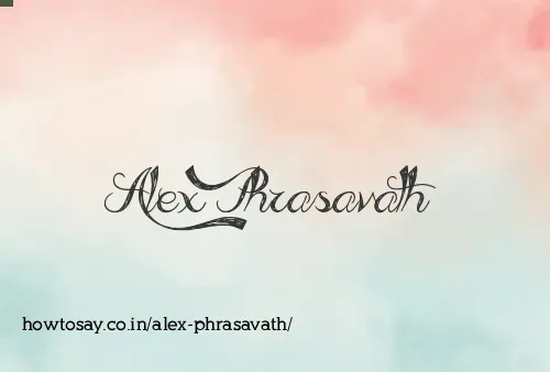 Alex Phrasavath