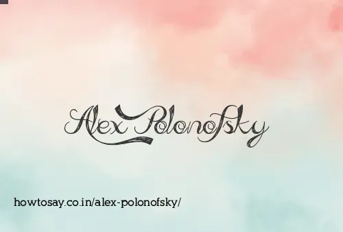 Alex Polonofsky