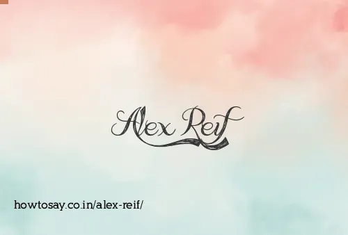 Alex Reif