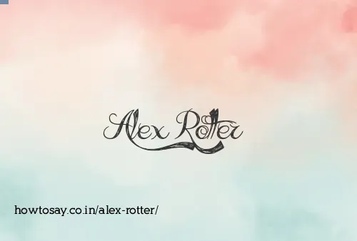 Alex Rotter