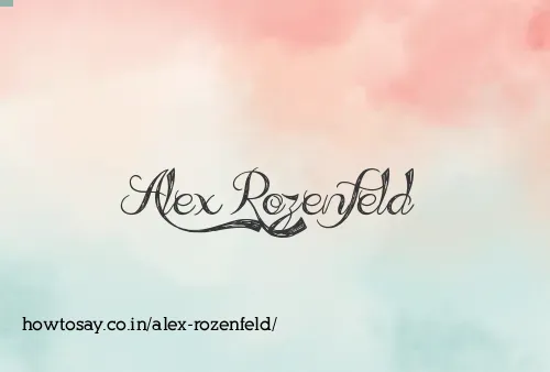 Alex Rozenfeld