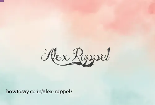 Alex Ruppel