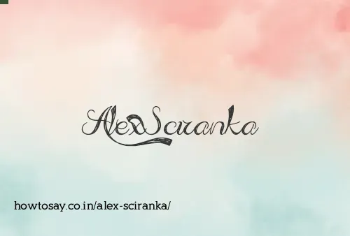 Alex Sciranka