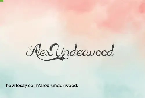 Alex Underwood