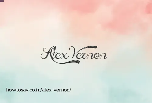 Alex Vernon