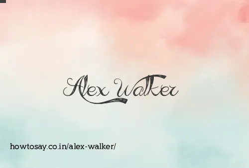 Alex Walker