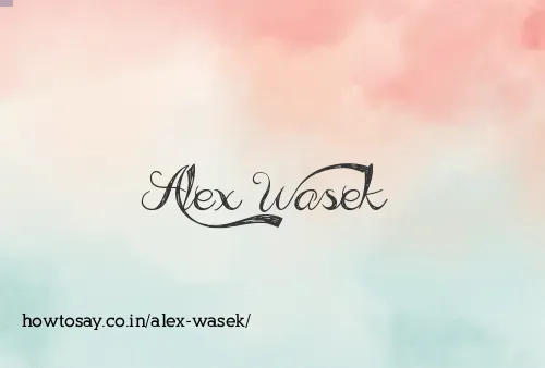 Alex Wasek