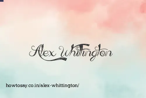 Alex Whittington