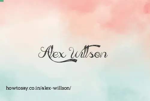 Alex Willson
