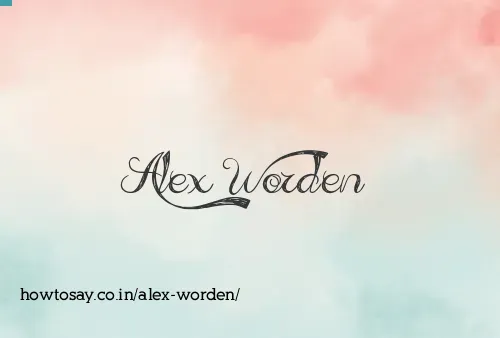 Alex Worden
