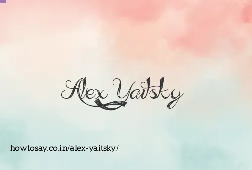 Alex Yaitsky