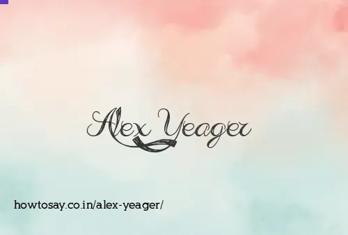 Alex Yeager