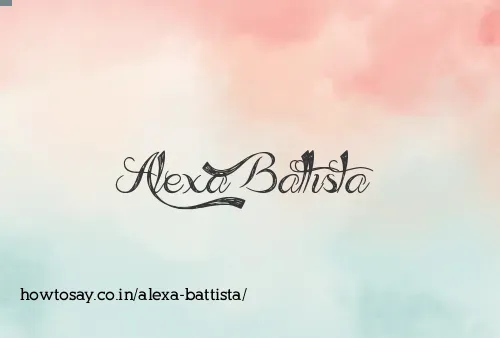 Alexa Battista