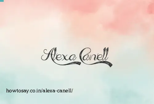 Alexa Canell